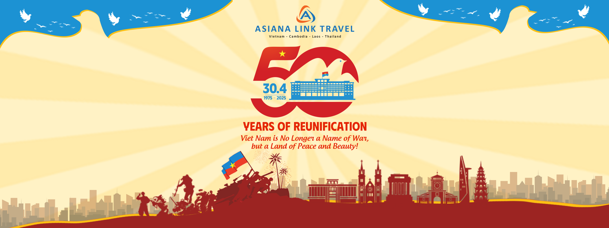 Asiana Link Travel 50 Years of Reunification poster