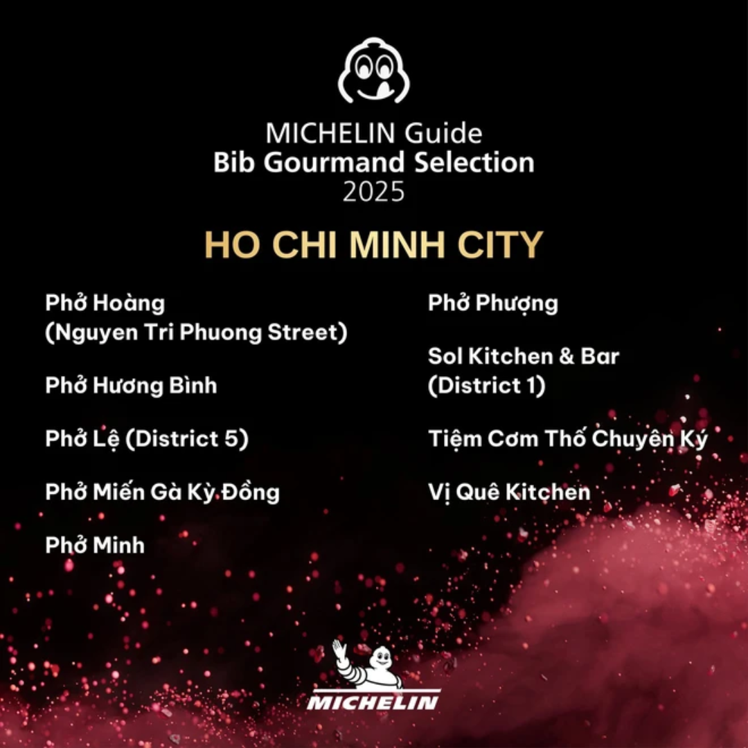 Michelin restaurants 2025 Vietnam