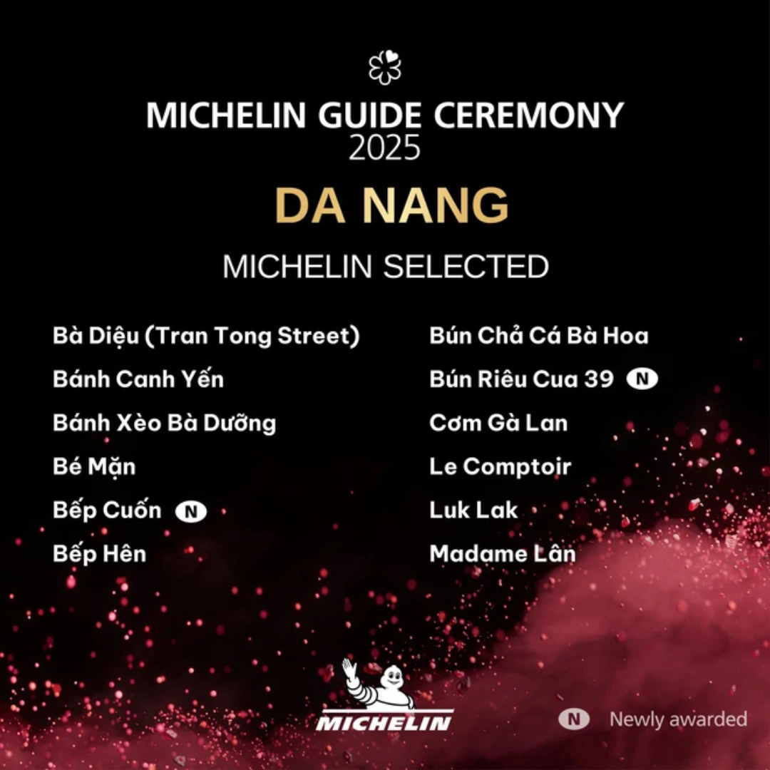 Michelin restaurants 2025 Vietnam